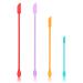 Makeup Spatula, Make Up Spatula Tool, Mini Spatula for Cosmetics, Last Drop Spatula, Makeup Spatulas to Get Last of Makeup Out, Jar Scraper Spatula, Mini Makeup Spatula, Bottle Scraper, Multicolor 4 Multicolor