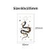 Glow in Dark Temporary Tattoo Stickers - Snake Panda Jellyfish Border Collie Dog Whale Goldfish Shark Feather Cat Deer (Pack of 15 Sheets) - Buy Online on SooperMarket.com