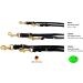 Buy Dogeleine Fat Leather Brass Leash for Small & Large Dogs - Adjustable 2m 2.40m 2.80m 3.50m 5m - Durable & Stylish Black Dog Leash - Buy Online on SooperMarket.com