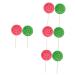 Alipis 8 Pcs Christmas Lollipop Ornaments Giant Lollipop Prop K ds Toys Lollipop Prop Realistic Peg with Hook Food Decor Micro Toys Wedding Decorations Wooden Unique Party Supplies Child