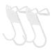 WOONEKY Clothes Hanger 2pcs Shape Rabbit Hangers Towel Hanger The Bedroom Room Rack Coat Hooks Over Kitchen Clothes Living