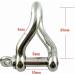 Stainless Steel 316 Mini Twist Shackle - 3/16 (5mm) - 4 Pcs | Marine Grade - Buy Online on SooperMarket.com