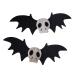 Halloween Decoration Dark Gothic Skull Bat Hair Clips Edge Clip Hairpin Fit For Cosplay Party Hallowmas 1 Pair
