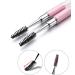 SKYPIA Eyelashes Comb Curlers Makeup Brush Mascara Brush Make Up Wands Eyebrow Brush with Cap Travel Accessories (PINK)  - Buy Online on SooperMarket.com