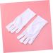 Mikinona Gel Manicure Gloves 1 Pair Anti Uv Glove Nail Half-Finger Gloves Chinese Wooden Pillow Cotton Glove Silicone Ear Display Uv Shield Glove White Manicure Manicure Glove - Buy Online on SooperMarket.com