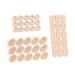 Anneome 3 Pieces Protection Pad Patches High Heel Stickers Foot Care Stickers Toe Corn Pads Self-Adhesive Feet Corn Patches Toe Corn Patches Abrasion-Proof Pastes Feet Corn Pads