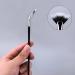 Buy Black Bent Lash Fan Brush - Professional Duet Fibre Eyelash Makeup Tool for Perfect Lashes | International Shipping Available - Buy Online on SooperMarket.com
