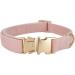 Yudote Ultra-Like Dog Collar for Small Dogs - Natural Cotton Cord Dusty Pink Sensitive Skin - 1 Pack - Buy Online on SooperMarket.com