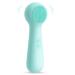 Silicone Facial Cleansing Brush Electric Face Cleansing Brush Waterproof Heated Sonic Inchargeable Facial Brushes with 4 Modes for Deep Cleaning and Exfoliating Removing Blackhead Mothers Day Gifts green+medium