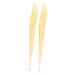 Healvian 2 Pcs Croissant Ear Pick Ear Cleaning Tools Travel Ear Plugs Wood Tools Earwax Removal Swab Ear Cleaner Pick Cerumen Spoon Ear Wax Removal Tool Shofar Earwax Cleaning Tool Wooden Light Yellow 11.3x1.1x0.2cm
