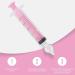 Nasal Irrigation for Baby - 2PCS Professional Nasal Syringe with Reusable Silicone Tip - Pink | Baby Nose Sucker for Nasal Hygiene - Buy Online on SooperMarket.com