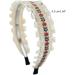 JSGHGDF Elegant Wide Hair Bands Photo Booth s Wide Headband Party Headpiece Garland Floral Headband for Music Festivals Coffee - Buy Online on SooperMarket.com