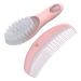 Healeved 1 Set Scalp Comb Baby Suits for Boys Baby Grooming Kit Head Hair Scratcher Massager Baby Soft Baby Haircut Comb 2 Piece Set Brush Set Hairbrush Child Pink Scratch Bristle Brush Pink Size 1