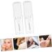 WOONEKY 2pcs Eyelash Raincoat Tubular Mascara Gels Clear Raincoat Clear Rain Coat Transparent Plastic - Buy Online on SooperMarket.com