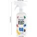 300ml Laundry Stain Remover for Clothes Upholstery Carpet UwJ906 (Red One Size) Red standard size - Buy Online on SooperMarket.com