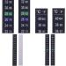 CENPEK 3Pcs Aquarium Thermometer Strip - Digital Temperature Sticker with Dual Scale for Accurate Fish Care - Buy Online on SooperMarket.com