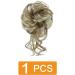 Prinfantasy Curly Messy Bun Hair Scrunchie Synthetic Updo Hairpiece | GBFQ009 | Women Girls One Size - Buy Online on SooperMarket.com