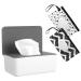 Altcompluser 1 piece baby wet wipes box and 2 pieces baby wet wipes donor bag set toilet paper box donor reusable wet wipe bag bag wet wipes container for on the go home office