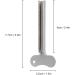 Ritioner Stainless Steel Toothpaste Squeezer Key Cream Tube Squeezing Cosmetic Oil Paint Squeezer Home Bathroom Supplies - Buy Online on SooperMarket.com