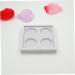 FOYTOKI 2pcs 4 Eyeshadow Palette Empty Eyeshadow Case Empty Lipstick Aluminum Tin Jars Eyeshadow Pan White - Buy Online on SooperMarket.com