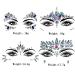 Halloween Mermaid Crystal Face Stickers - 4 Sets Rhinestone Festival Jewels for Women and Kids - Cosplay Fairy Costume Accessories - Buy Online on SooperMarket.com