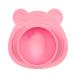 Wrapables  Silicon Placemat + Suction Food Bowl for Baby  Pink Bear Large Pink Bear