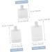 minkissy 1 Set Flap Lotion Bag Shampoo Container Portable Spout Pouch Travel Size Container Travel Toiletries Travel Pouches for Toiletries Liquid Square The Pet Clamshell Dispenser - Buy Online on SooperMarket.com