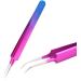 Premium Stainless Steel Pliers | Volume Eyelash Eyebrow & Extension Tweezers - Straight & Curved Tips - Buy Online on SooperMarket.com