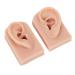 Soft Silicone Ear Model Silicone Ear Model Stretchy 1 Pair for Teacher for Hospital(Medium Skin Color)