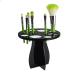 14-Hole Makeup Brush Holder Tree - Collapsible Acrylic Organizer for Air Drying - Black Cosmetics Stand - Buy Online on SooperMarket.com