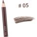 MUSISALY 2pcs Long Lasting Eyebrow Pencils Eye Brow Pencils for Women Leopard Eyebrow Brush for Women Wooden 1 count (Pack of 1) Brown - Buy Online on SooperMarket.com