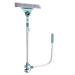 Household Window Cleaning Tool Extendable Glass Window Scrubber Dust Cleaner For Convenient Cleaning Long Reach Cleaning Tool For Places