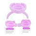 200 PCS Disposable Plastic Glue Cup Rings | 2 Slots - Purple | For Lash Tattoo Nail Art Pigment Eyelash Extension Palette - Beauty Tool Bulk - Buy Online on SooperMarket.com