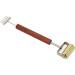 Double Head Face Massage Roller with Copper Wooden Handle | Promote Circulation & Skin Health | Acupoint Pressing Tool for Spa-Like Relaxation - Buy Online on SooperMarket.com