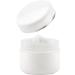 Tianzd 5-Piece 100ml White Plastic Screw Top Cosmetic Container with Silver Lid - Perfect for Ointments & Gels - Includes 5 Spoons - Buy Online on SooperMarket.com