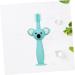 Kisangel Soft Bristle Toddler Toothbrush | Animal Teether Baby Toy Brush | Green Silicone Infant Toothbrush - Buy Online on SooperMarket.com
