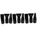 Angoily Universal Blow Dryer Nozzle Attachment 9 Pcs Pet Water Blower Blow Dryer Diffuser Accessories Dryer Nozzle Replacement Styling Tool Creative Dryer Nozzle Hair Round Mouth Abs 12.00X6.10X4.00CMx3pcs Blackx3pcs