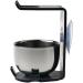 Buy Geardeangloow 5-Piece Men's Stainless Steel Shaving Set - Black & Silver Razor Stand Brush & Soap Holder | International Shipping Available - Buy Online on SooperMarket.com