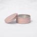 Zeoabsy 24-Pack 20ml Matte Rose Aluminum Round Tin Cans for DIY Ointments Candles & Cosmetics Durable Plastic Lid Perfect for Shaving Soap - Buy Online on SooperMarket.com
