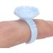 Eyelash Extension Glue Ring Cup 1.5cm / 0.6in Stable Wearing Easy To Wear Eyelash Glue Ring Cup Strong Flexibility for Professional Use(A pack of 100 blue) - Buy Online on SooperMarket.com