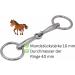 AMKA Pony Bit - Stainless Steel 10mm Thickness 40mm Rings | Sizes 8.5-10.5 cm - International Shipping - Buy Online on SooperMarket.com