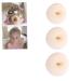 Hair Donut Bun Maker Set - 3 Pack Donut Hair Rolls & Styling Tools for Perfect Chignons - Buy Online on SooperMarket.com