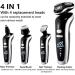 GeRRiT Electric Razor for Men | 4D Shaver & USB Rechargeable Hair Clipper | Professional Hair Trimmer & Cutter for Adults - Buy Online on SooperMarket.com