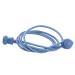 Bupimufi laces without tying Elastic rubber shoe straps elastic quick lock elastic shoelaces children shoes accessories sky blue & white