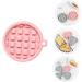 MAGICLULU 3pcs Mold Silicone Bakeware Cookie Silicone Baking Pad Heart Baking Pan Waffle Maker Mould Fondant Round Silicone Muffin Pan Silicone Waffle Mould Baking Tools Silica Gel Waffles 12X11X1.6CM Random Color - Buy Online on SooperMarket.com