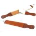 1 pc Double Layer Leather Razor Strop Shaving Sharpener Strap Barber Genuine Leather Straight Razor Sharpening Belt Shaving Accessories - Buy Online on SooperMarket.com