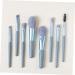 BELLIFFY 8pcs Powder Brush Eyeshadow Makeup Cosmetic Face Brushes Makeup Face Brushes Facial Kit Blue Wooden - Buy Online on SooperMarket.com