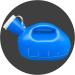 Male Urinal Bottle Camping Toilet Urine Bottle Large Male Urinal -2000ML- Portable Mens Potty Pee Bottle Collector Travel Toilet