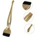 PLAFOPE Foundation Brush Makeup Brush Make up Brush for Liquid Foundations Brush for Makeup Foundation Brush for Foundation Women Foundation Liquid Brush Artificial Fiber 16.20X3.50X1.20CM Golden - Buy Online on SooperMarket.com