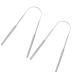 Hiraith U-shaped stainless steel tongue scraper bad breath removal oral health protection tongue cleaner